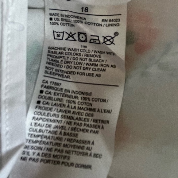 18, Janie and Jack Floral Smocked Romper NWT - Picture 14 of 17